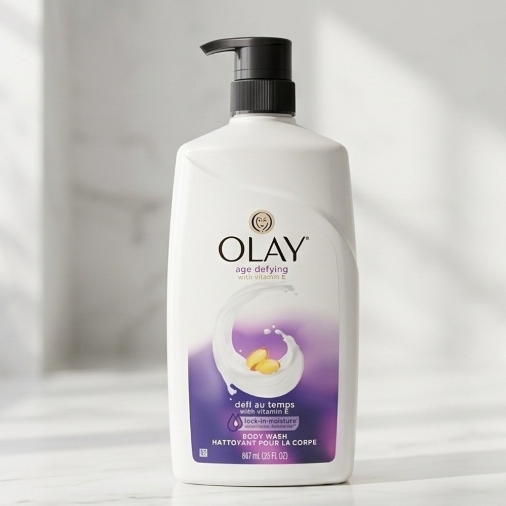 Olay Age Defying Body‎ Wash with Vitamin E 30 fl oz Pump Bottle NEW